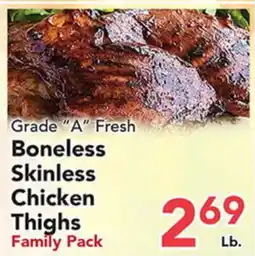 Eurofresh Market Boneless Skinless Chicken Thighs offer