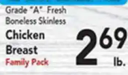 Eurofresh Market Grade A Fresh Boneless Skinless Chicken Breast offer