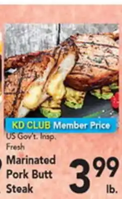 Eurofresh Market Marinated Pork Butt Steak offer