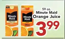 Eurofresh Market 59 oz. Minute Maid Orange Juice offer