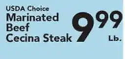 Eurofresh Market USDA Choice Marinated Beef Cecina Steak offer