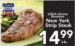 Eurofresh Market USDA Choice Boneless New York Strip Steak offer