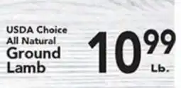Eurofresh Market USDA Choice All Natural Ground Lamb offer