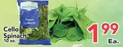 Eurofresh Market Cello Spinach offer
