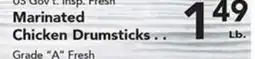 Eurofresh Market US Gov't. Inspected Fresh Marinated Chicken Drumsticks offer