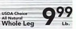 Eurofresh Market USDA Choice All Natural Whole Leg offer