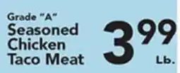 Eurofresh Market Grade A Seasoned Chicken Taco Meat offer