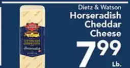 Eurofresh Market Dietz & Watson Horseradish Cheddar Cheese offer