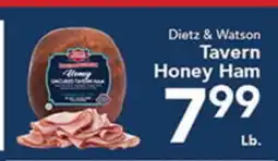Eurofresh Market Dietz & Watson Tavern Honey Ham offer