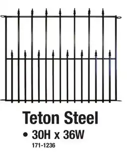 Menards Teton Steel offer