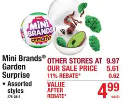 Menards Mini Brands Garden Surprise offer