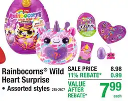 Menards Rainbocorns Wild Heart Surprise offer