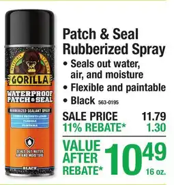 Menards Patch & Seal Rubberized Spray offer