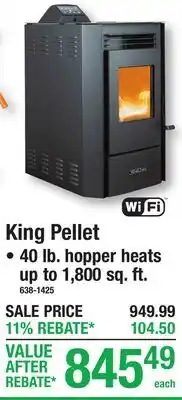 Menards King Pellet offer