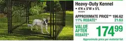 Menards Heavy-Duty Kennel offer
