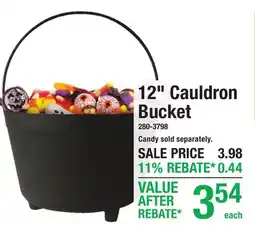 Menards 12 Cauldron Bucket offer