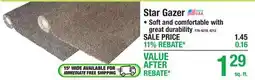 Menards Star Gazer CARPET offer