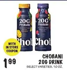 Foodarama Chobani 20g drink offer