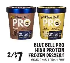 Foodarama Blue Bell Pro High Protein Frozen Dessert offer