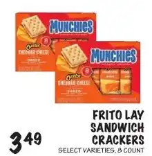 Foodarama Frito Lay sandwich crackers offer