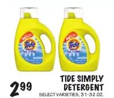 Foodarama Tide Simply Detergent offer