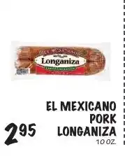 Foodarama El mexicano pork longaniza offer