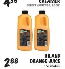 Foodarama Hiland orange juice offer