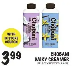 Foodarama Chobani dairy creamer offer