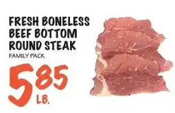 Foodarama Fresh boneless beef bottom round steak offer