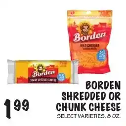 Foodarama Borden shredded or chunk cheese offer