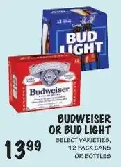 Foodarama Budweiser or Bud Light offer