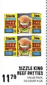 Foodarama Sizzle King Beef Patties offer