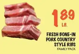 Foodarama Fresh bone-in pork country style ribs offer