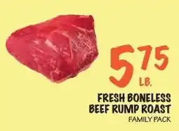 Foodarama Fresh Boneless Beef Rump Roast offer