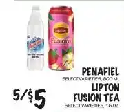 Foodarama Penafiel Lipton Fusion Tea offer