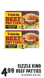 Foodarama Sizzle King beef patties offer