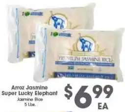 Arteagas Food Center Super Lucky Elephant Jasmine Rice offer
