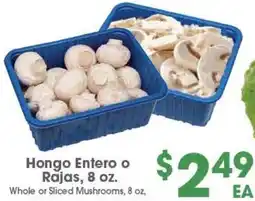 Arteagas Food Center Whole or Sliced Mushrooms offer