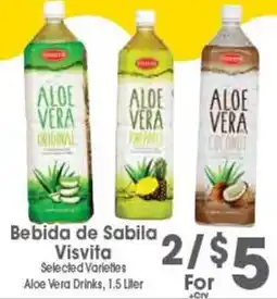 Arteagas Food Center Visvita Aloe Vera Drinks offer
