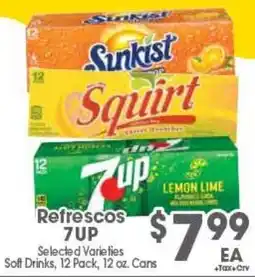 Arteagas Food Center Refrescos 7up offer