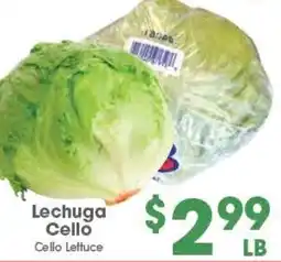 Arteagas Food Center Cello Lettuce offer
