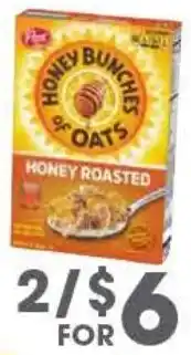 Arteagas Food Center Honey Bunches of Oats honey roasted offer