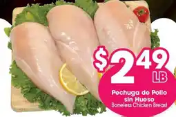 Arteagas Food Center Boneless Chicken Breast offer
