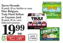 Pavilions Sierra Nevada, New Belgium, Truly Hard Seltzer or Cayman Jack offer