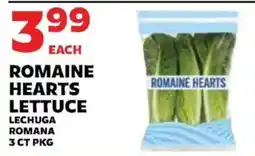 Sedano's Romaine Hearts Lettuce offer