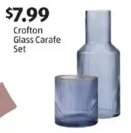 Aldi Crofton glass carafe set offer