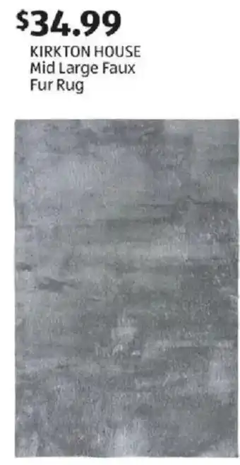Kirkton House Mid Large Faux Fur Rug