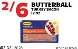 Sedano's Butterball turkey bacon offer