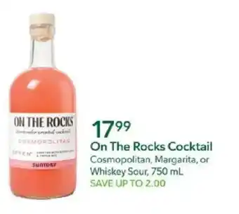 On The Rocks Cocktail