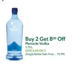 Publix Pinnacle Vodka offer